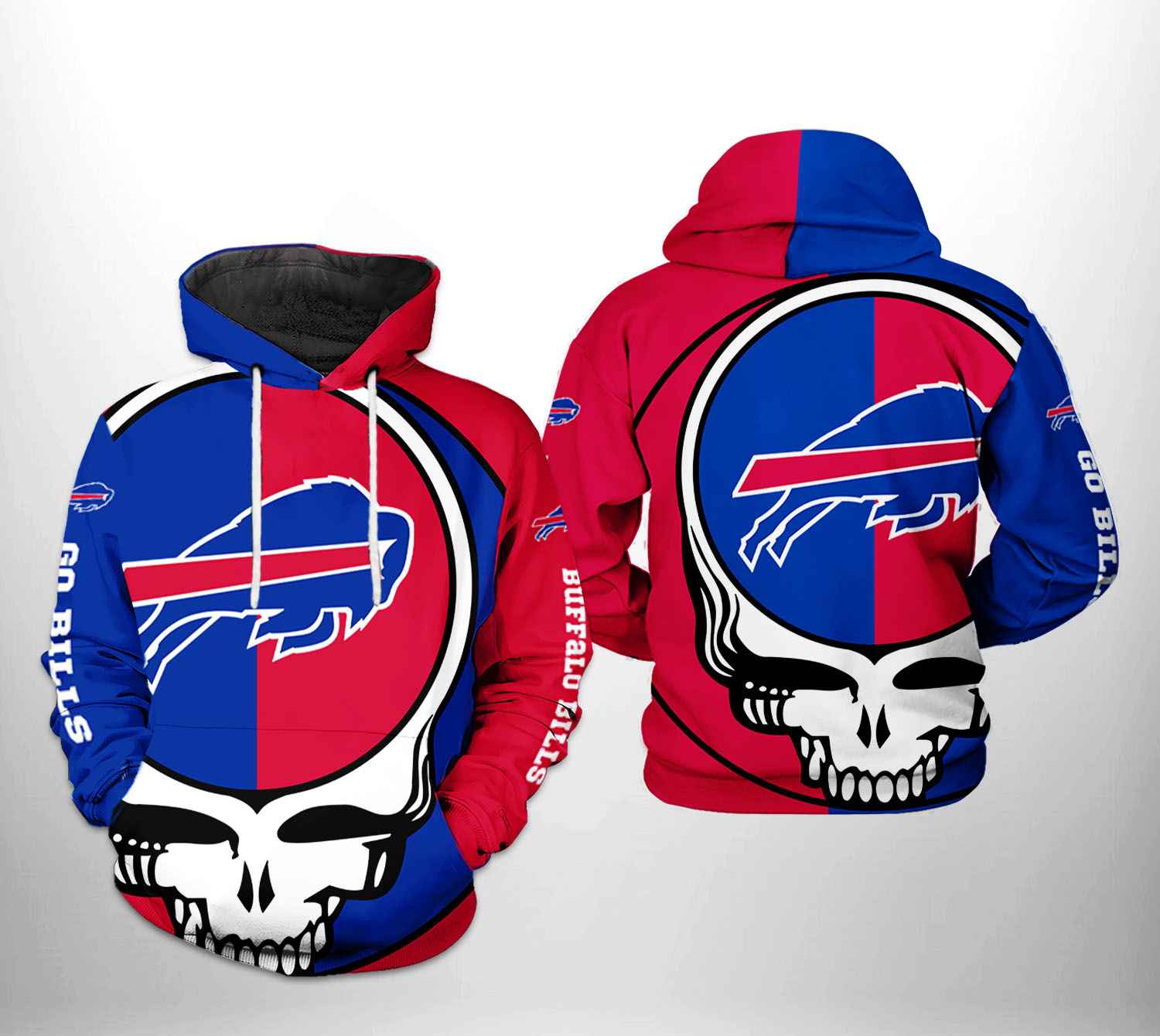 Buffalo Bills Grateful Dead NFL Football Team Hoodie