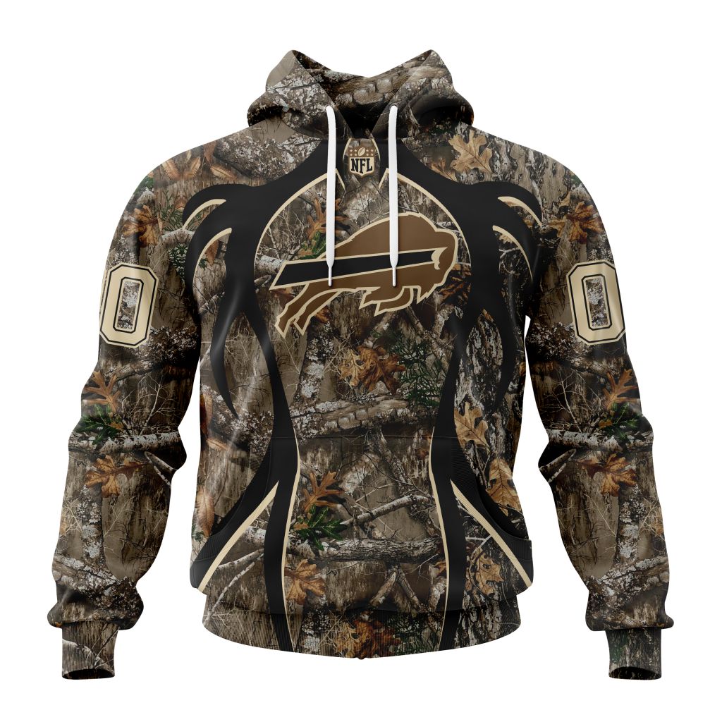 Buffalo Bills Hunter Camo NFL Football Team Hoodie
