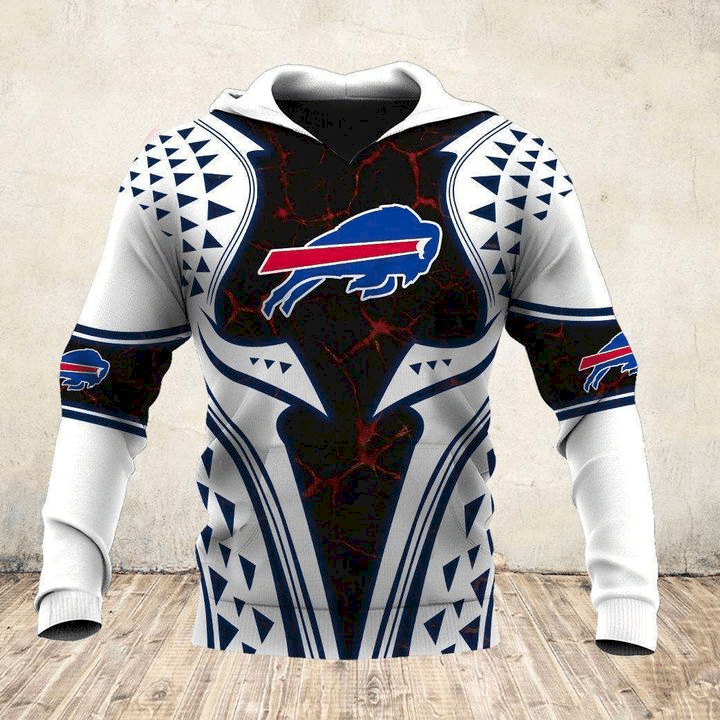 Buffalo Bills Lava NFL Football Team Hoodie