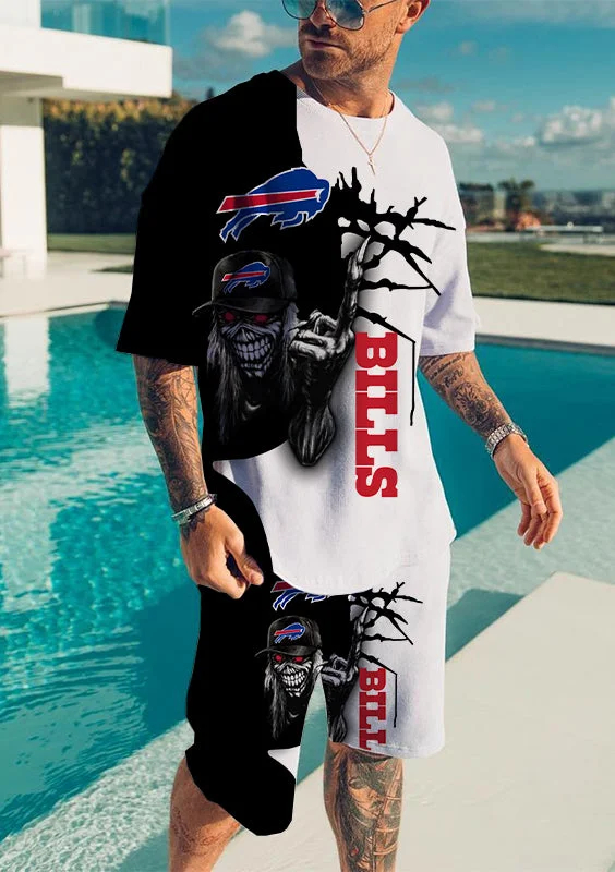 Buffalo Bills Limited Edition Top And Shorts Two-Piece Suits Merch For Fans Gift For Sport Music Fans