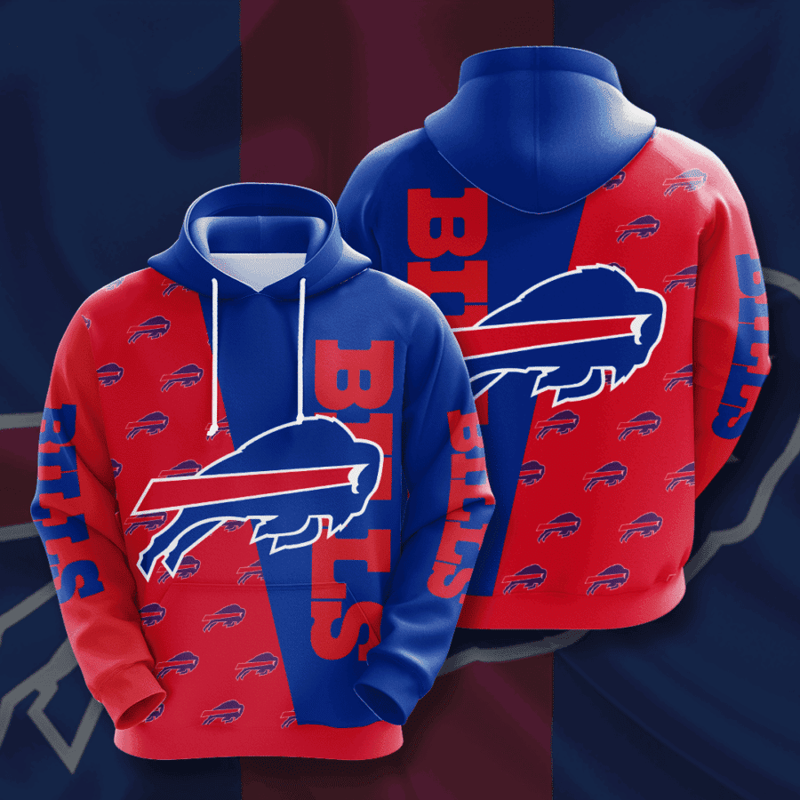 Buffalo Bills Multiple Logos Hoodie  Zip Hoodie Version 2567