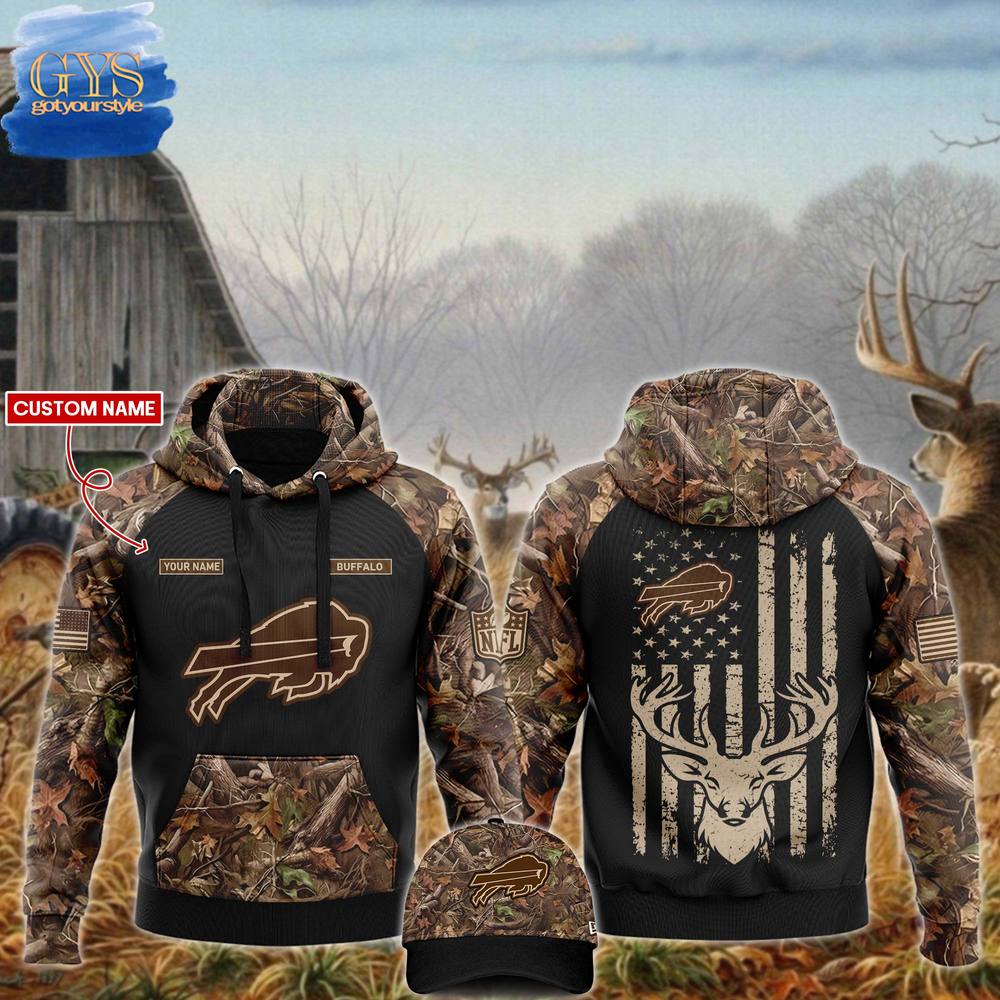 Buffalo Bills NFL x Hunting 2024 Limited Edition Hoodie Gift For Sport Music Fans