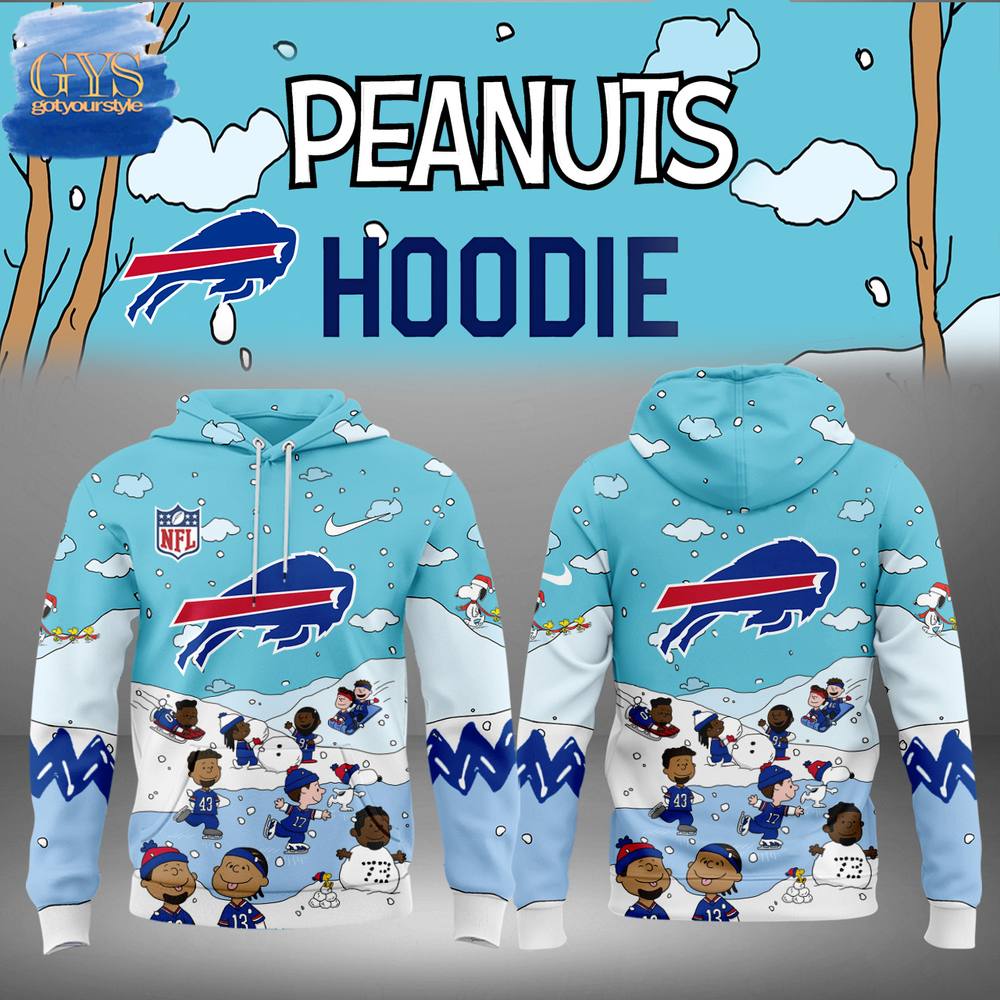 Buffalo Bills Peanuts And Snoopy Special Edition Hoodie Gift For Sport Music Fans