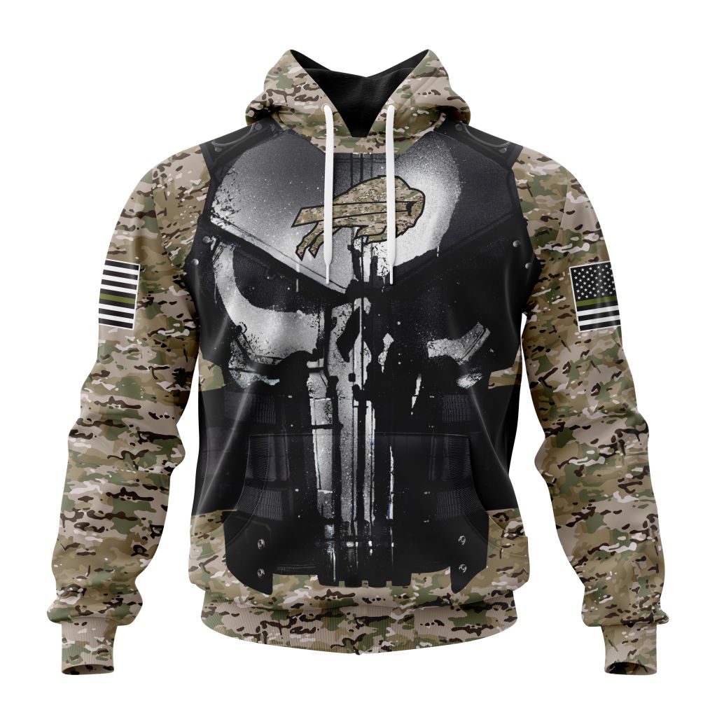 Buffalo Bills Punisher Amor NFL Football Team Hoodie