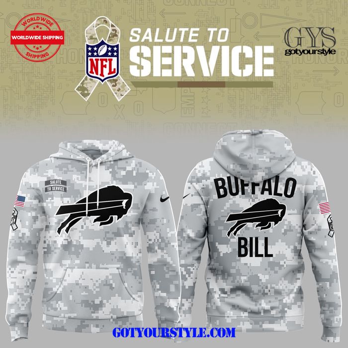 Buffalo Bills Salute to Service 2024 Limited Hoodie Gift For Sport Music Fans