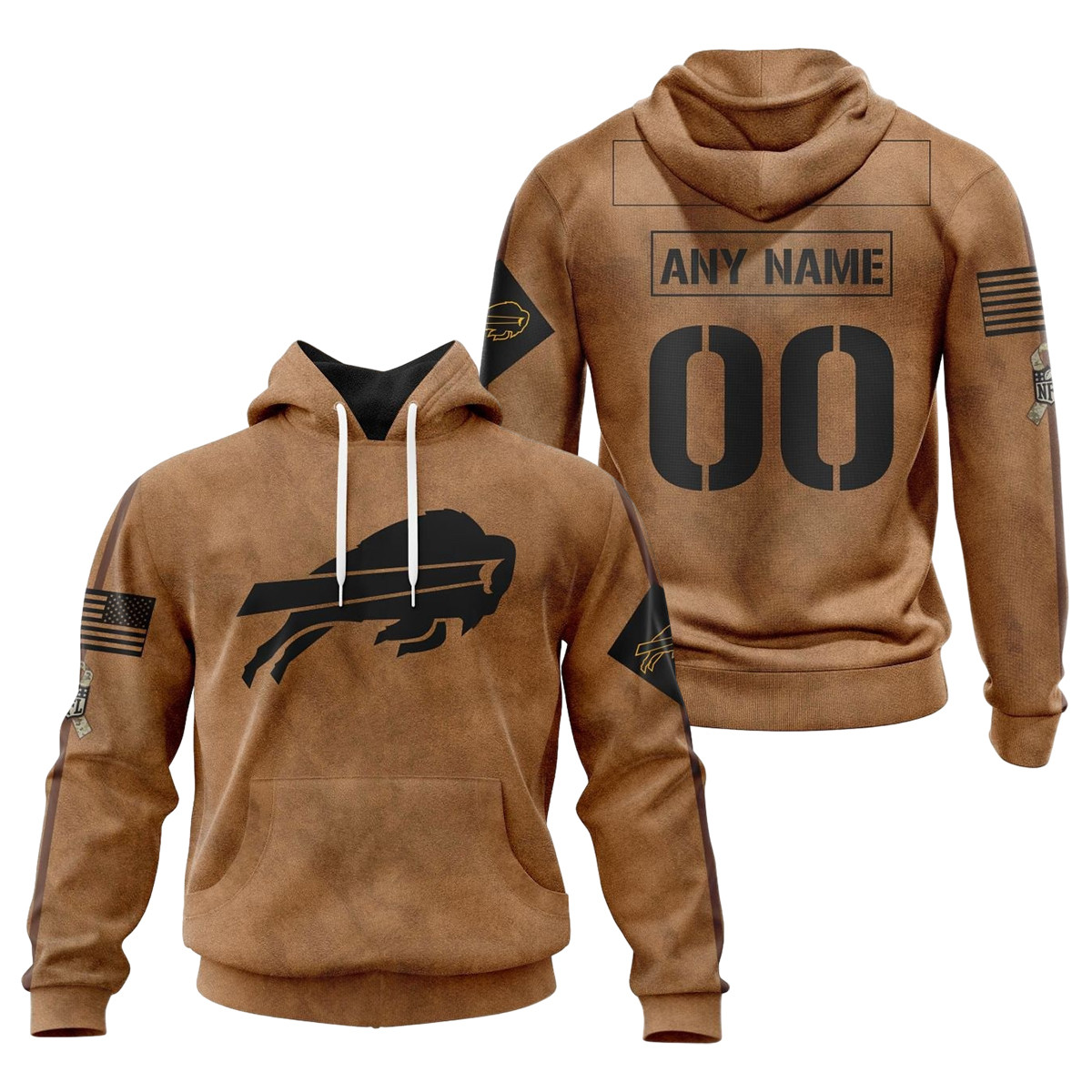 Buffalo Bills Salute To Service Club 3D printed Sweatshirt, Hoodie, Zipped Hoodie Gift For Sport Music Fans