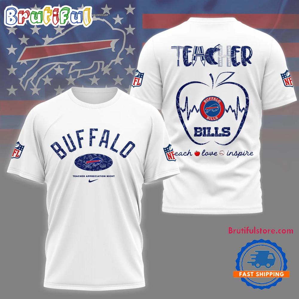 Buffalo Bills Teacher Appreciation Night 2025 T Shirt