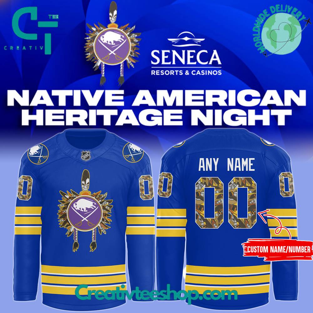 Buffalo Sabres Native American Heritage Month Special Hockey Jersey