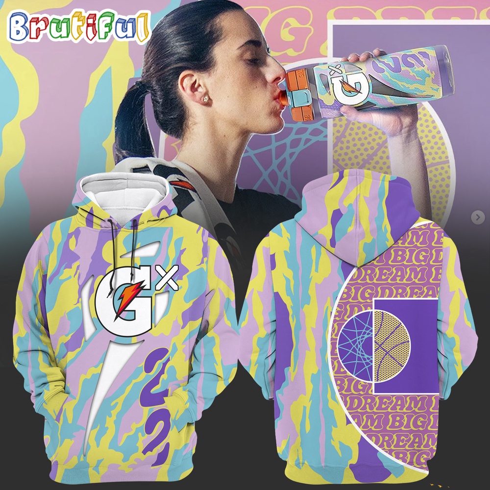 Caitlin Clark Gatorade Dream Big 3D Shirt