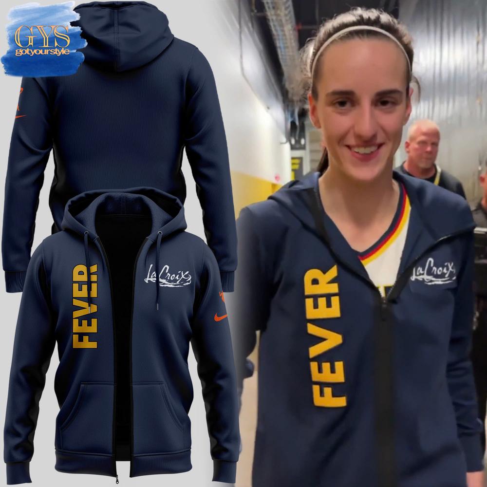 Caitlin Clark Indiana Fever 2025 Limited Edition Zip Hoodie Premium Merchandises