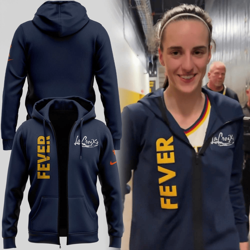 Caitlin Clark Indiana Fever 2025 Zip Hoodie Caitlin Clark Merch Gifts For Basketball Fan