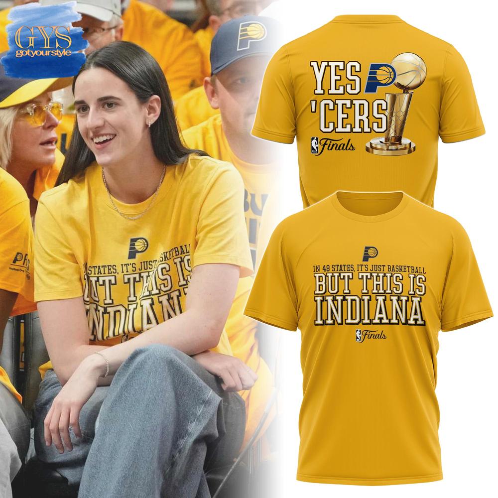 Caitlin Clark x Indiana Pacers NBA Finals T-Shirt Premium Merchandises