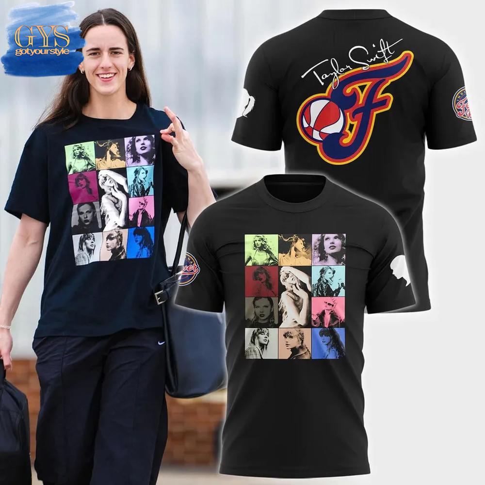 Caitlin Clark x Taylor Swift Limited Edition T-Shirt Premium Merchandises