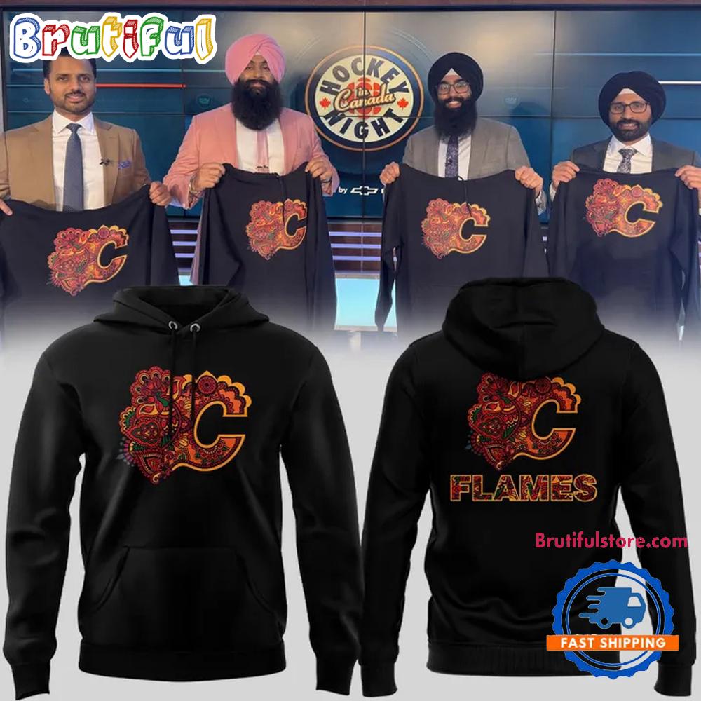 Calgary Flames South Asian Celebration Night Hoodie