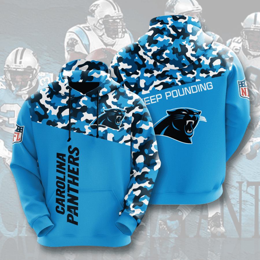 Carolina Panthers Camo Hoodie  Zip Hoodie Version 1426