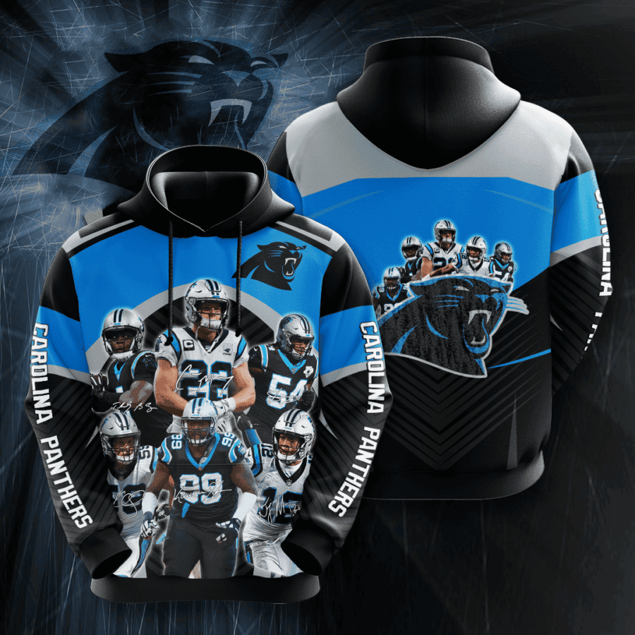 Carolina Panthers Hoodie  Zip Hoodie Version 1024