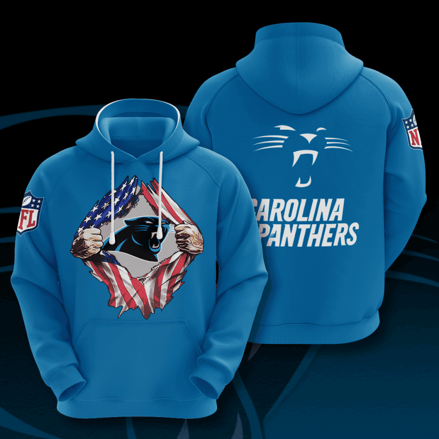 Carolina Panthers Hoodie  Zip Hoodie Version 2551