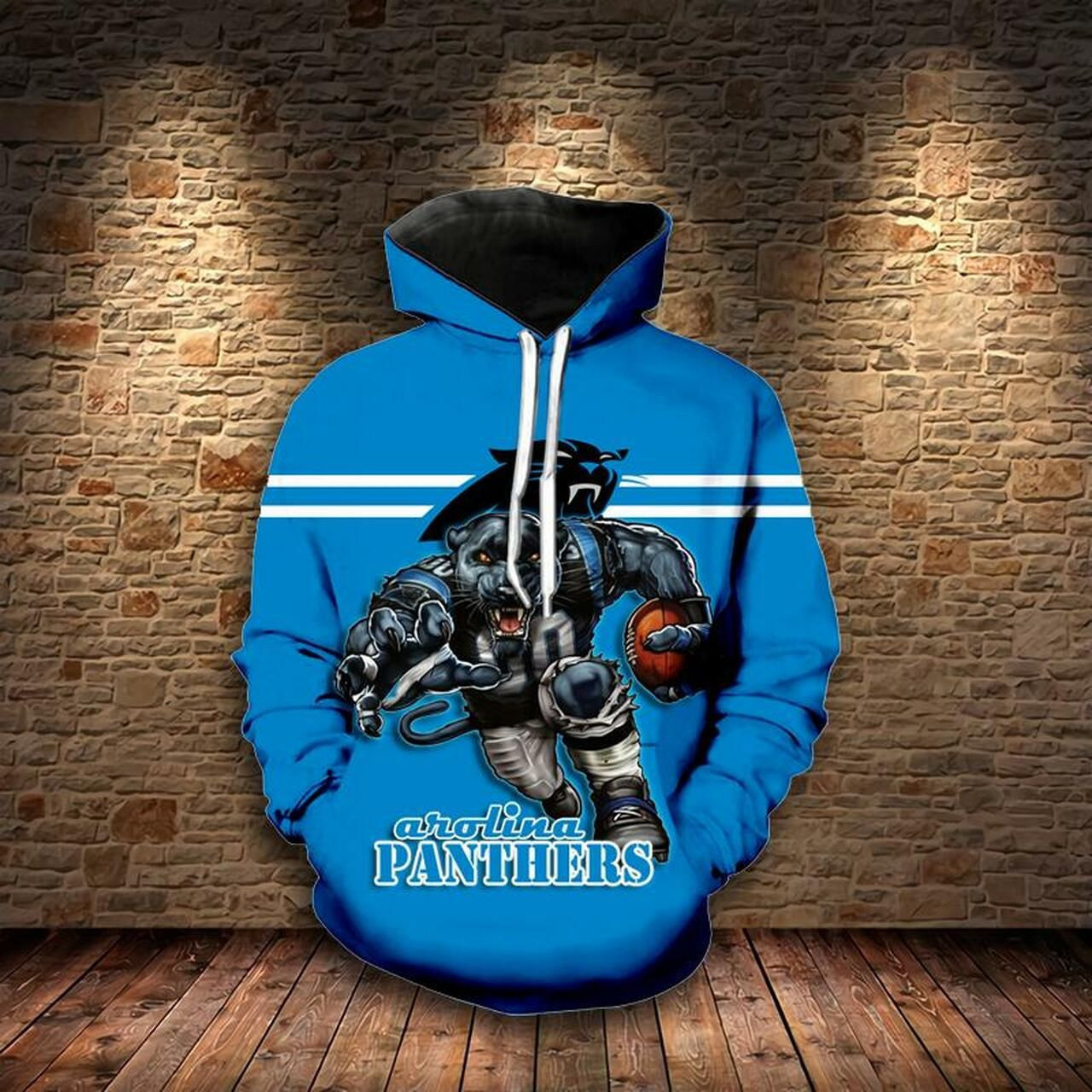 Carolina Panthers Hoodie  Zip Hoodie Version 259