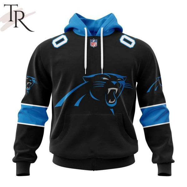 Carolina Panthers Personalized Name And Number NFL 3D Hoodie