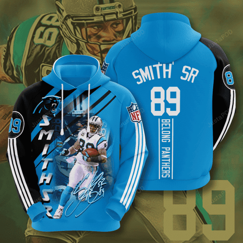 Carolina Panthers Steve Smith Sr Hoodie  Zip Hoodie Version 1663