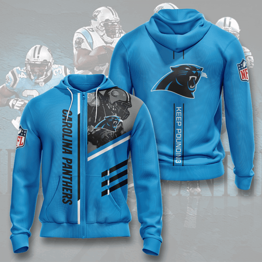 Carolina Panthers Team Hoodie  Zip Hoodie