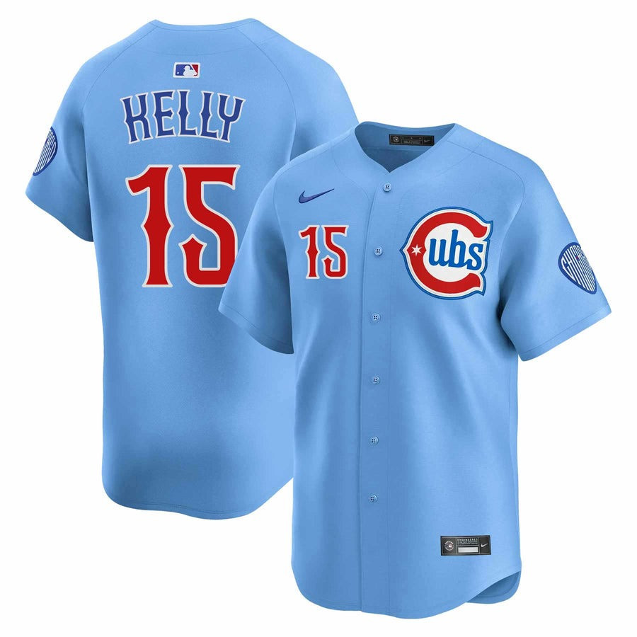 Carson Kelly Chicago Cubs Alternate Jersey City Connect 2025 Light Blue Player Jersey