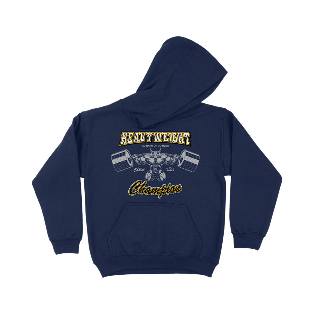 Caseoh Merch Navy Heavyweight Hoodie Fans Gifts For Game Lovers