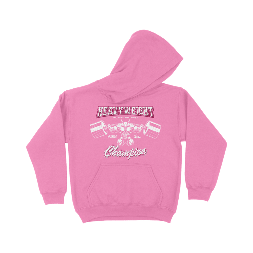 Caseoh Pink Heavyweight Hoodie â€“ Caseoh Merch Gift for Gaming Fans