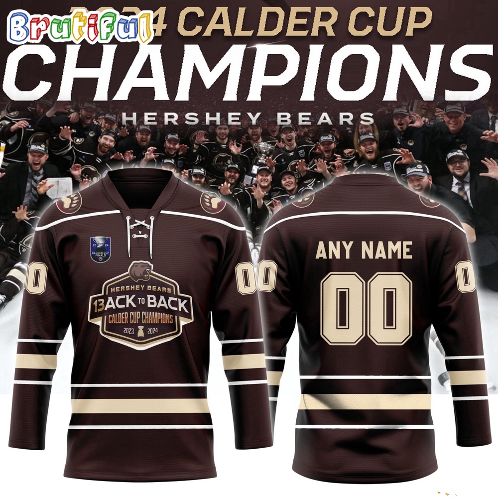 CCM Hershey Bears 2024 Calder Cup Back To Back 13 Time Champion Jersey