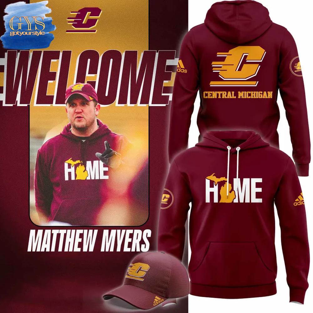 Central Michigan Welcome Home Limited Edition Hoodie Premium Merchandises