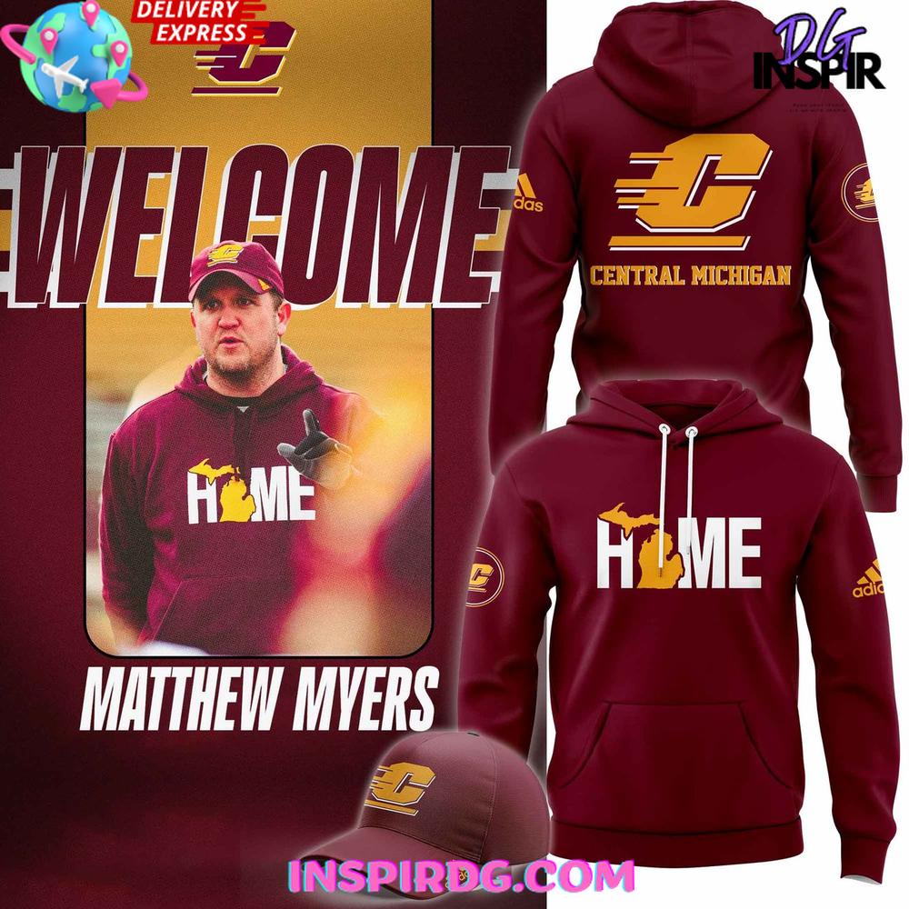 Central Michigan x Matthew Myers Special  Hoodie Premium Merchandises