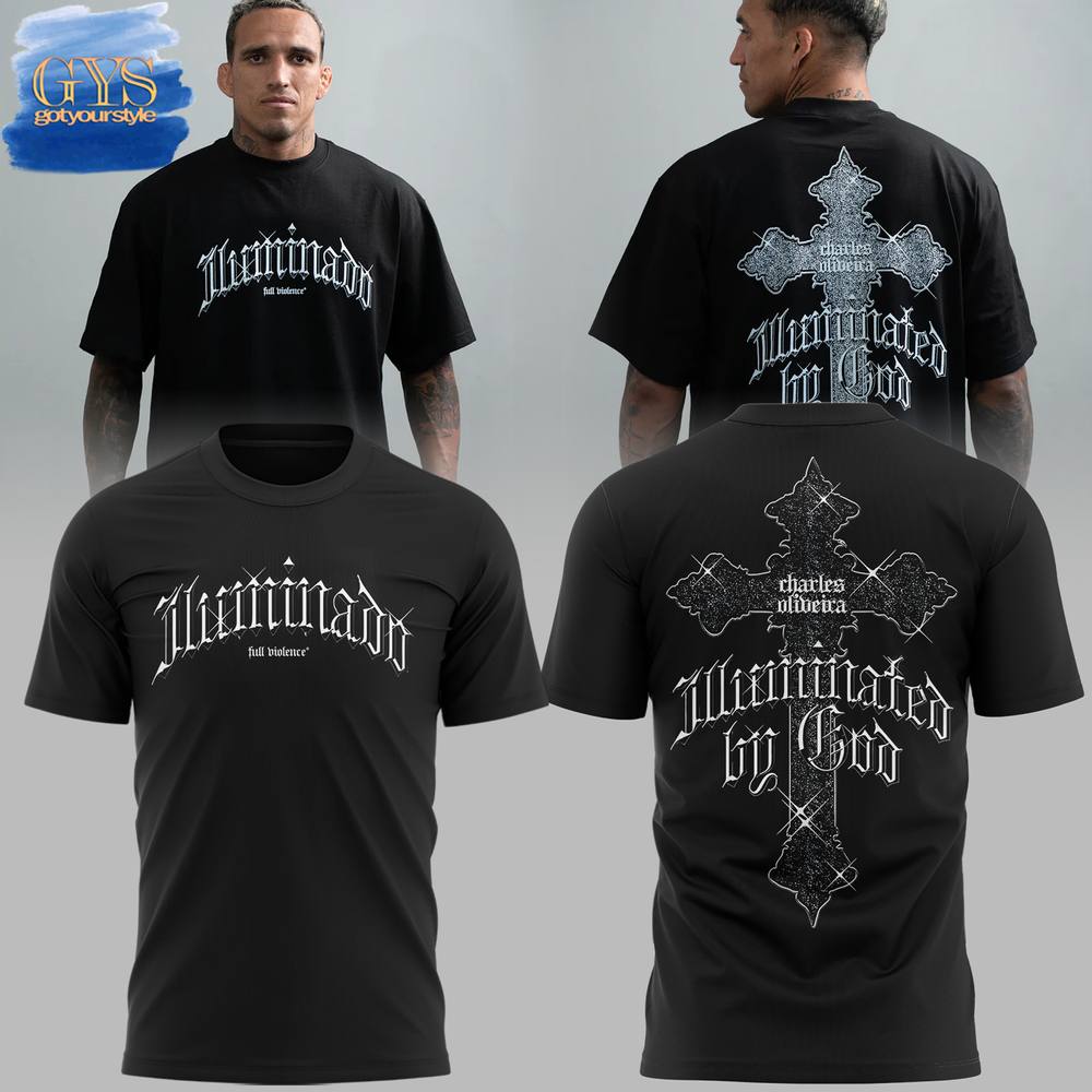 Charles Oliveira Illuminated By God Limited Edition Shirt Premium Merchandise