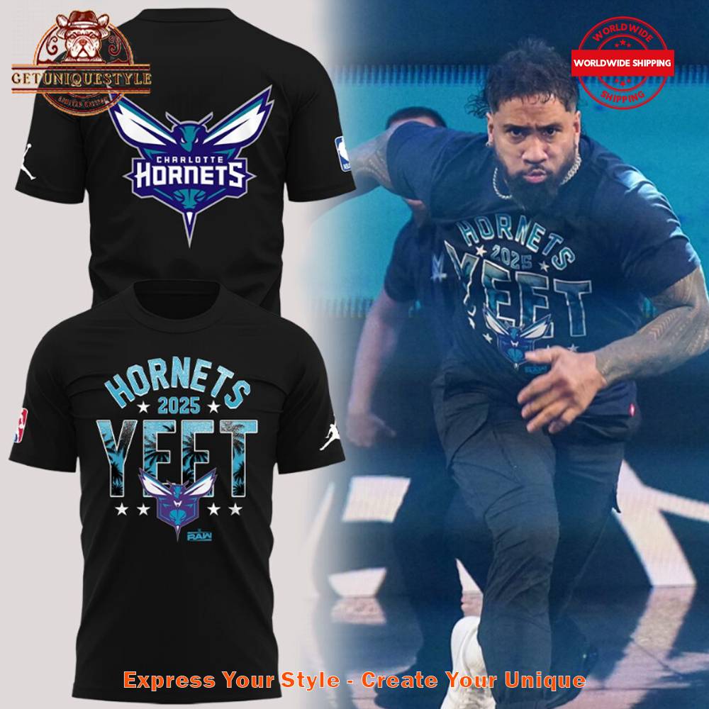 Charlotte Hornets YEET 2025 Special New Shirt Gift For Sport Music Fans
