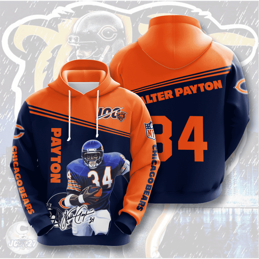 Chicago Bears Hoodie  Zip Hoodie Version 2223