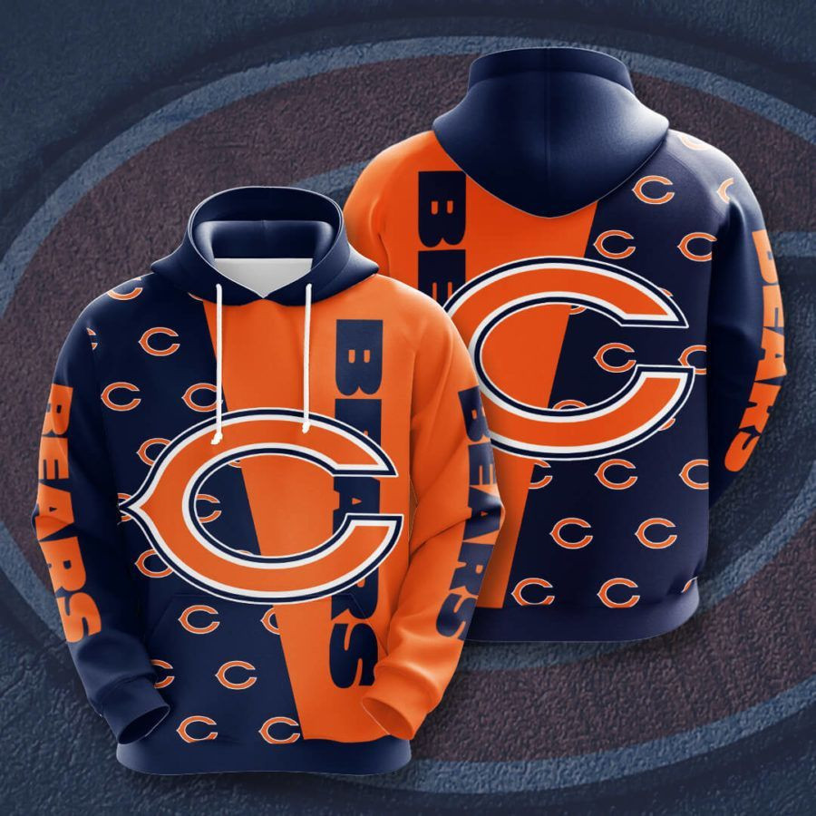 Chicago Bears Hoodie  Zip Hoodie Version 2244