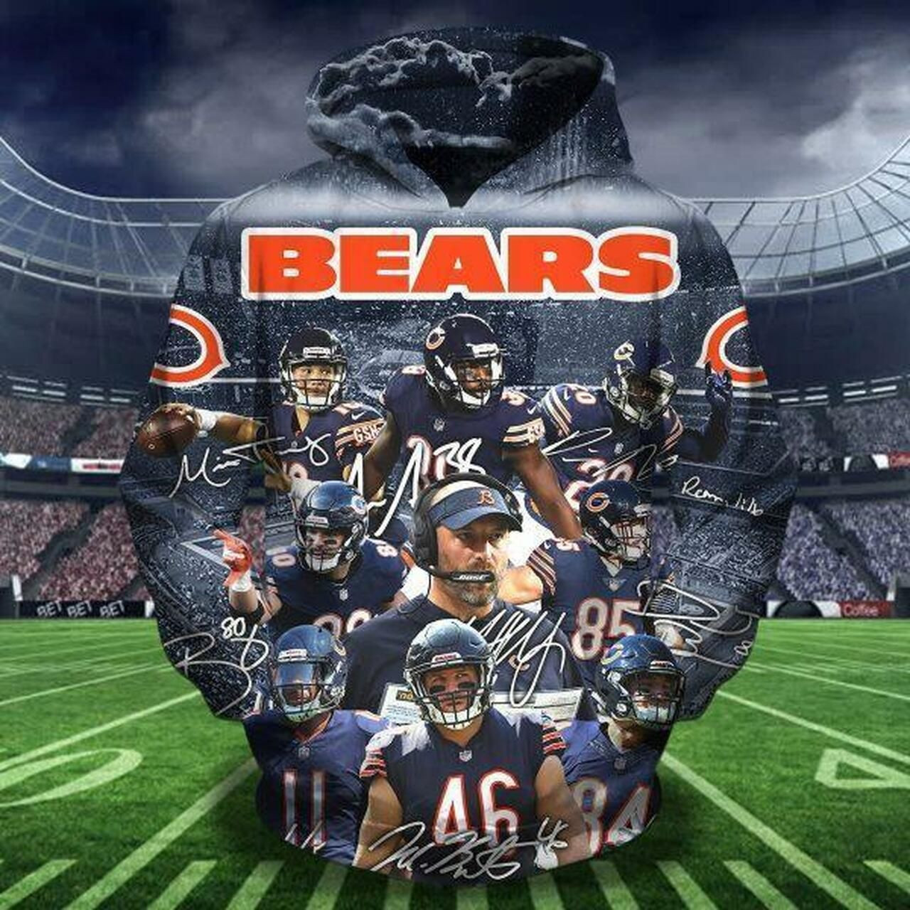 Chicago Bears Players Hoodie Version 106