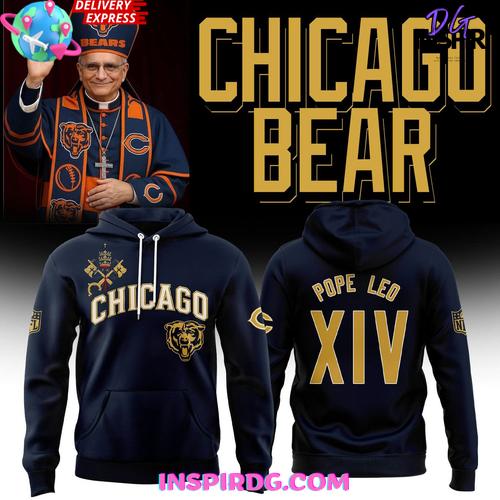 Chicago Bears Pope Leo 14 Special Hoodie Premium Merchandise