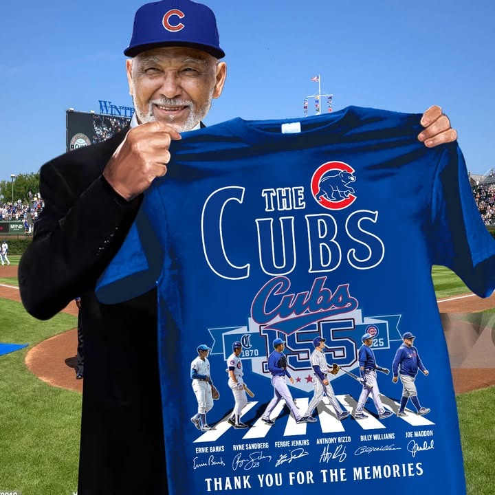 Chicago Cubs 155th Anniversary 1870-2025 T-Shirt Baseball Team Gift Ideas