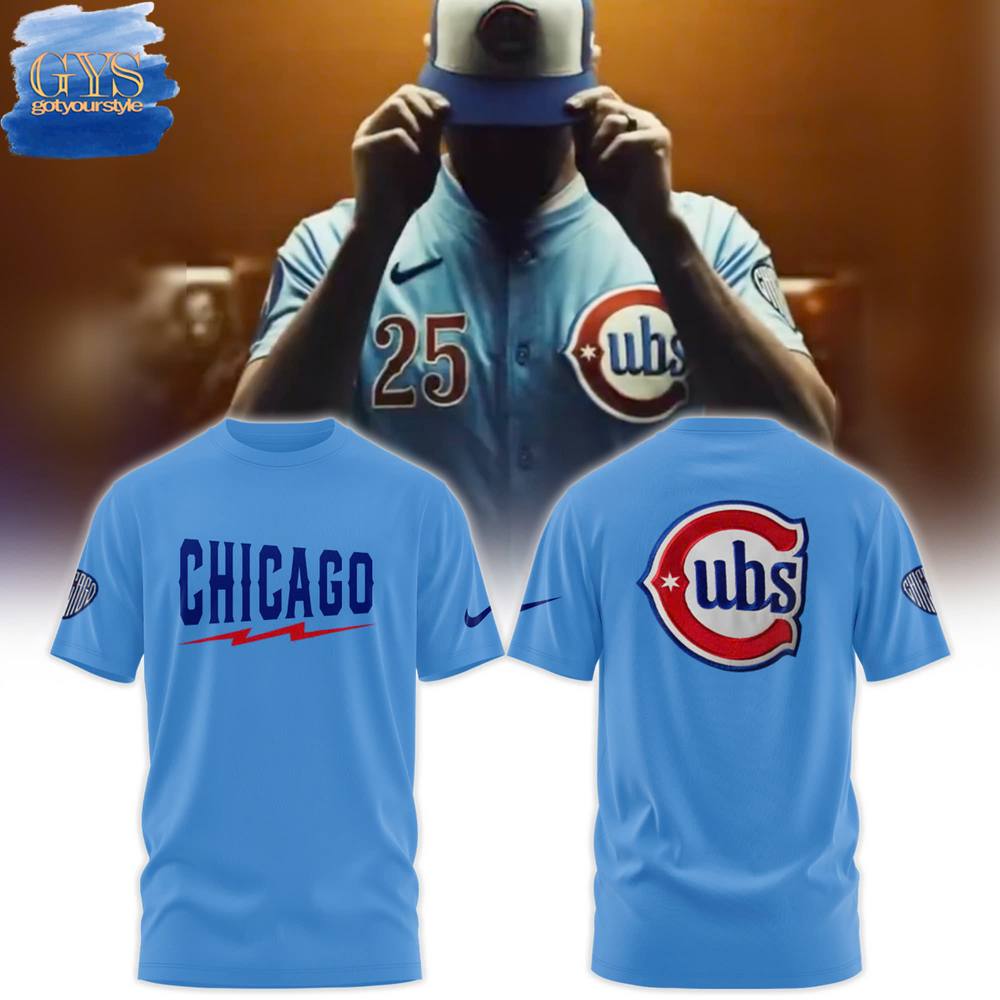 Chicago Cubs Blue Alternate Uniform Limited Edition T-Shirt Gift For Sport Music Fans