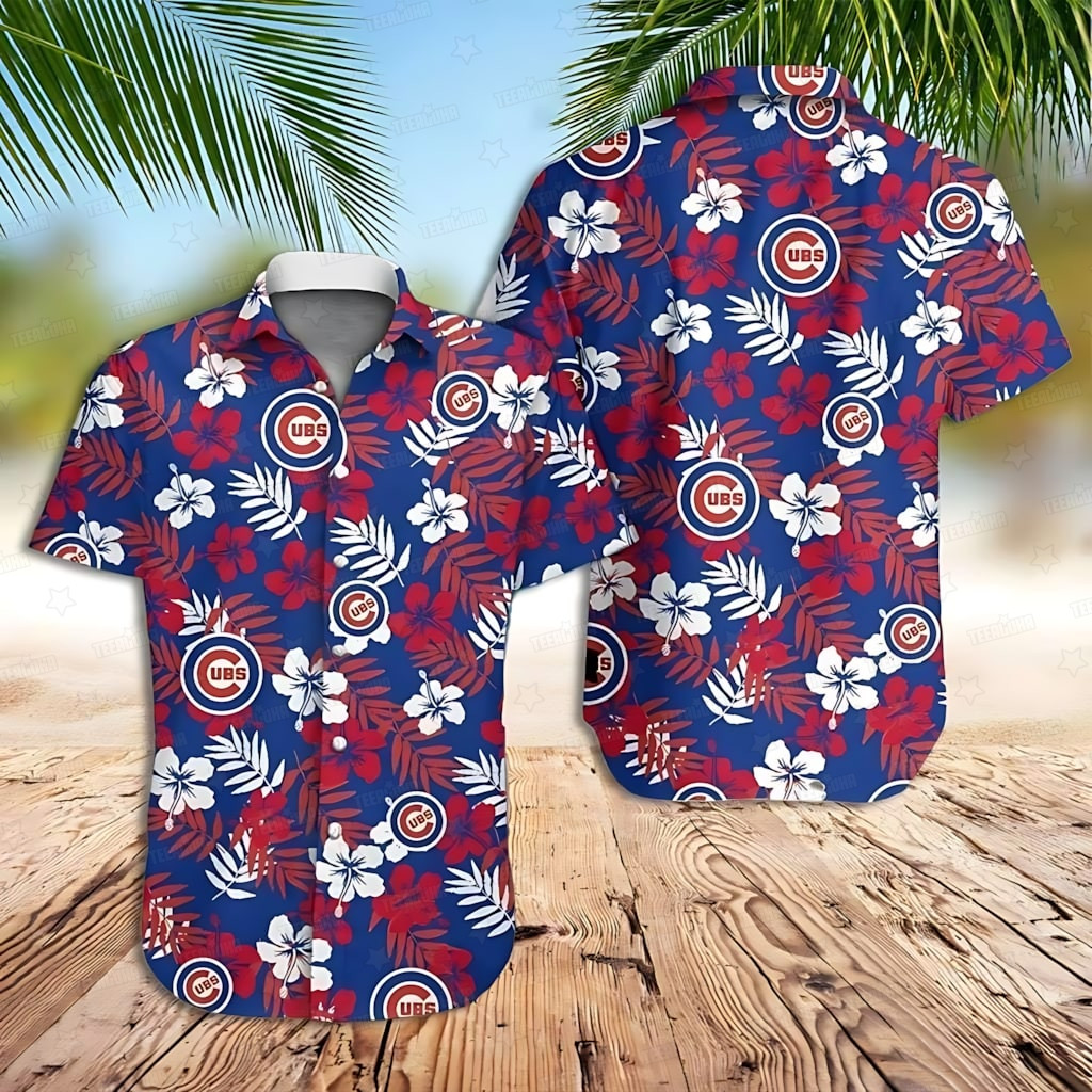 Chicago Cubs Floral Tropics Aloha Hawaiian Shirt for Men And Women Gift For Sport Music Fans