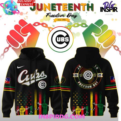 Chicago Cubs Juneteenth Day 2025 Special Hoodie Premium Merchandises