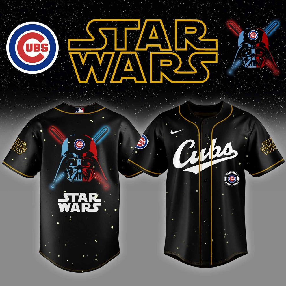 Chicago Cubs MLB x Star Wars Jersey Baseball Star Wars Lover Unique Gifts For Cubs Fans