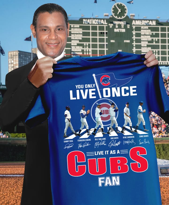 Chicago Cubs One Live One Team T-Shirt Baseball Fatherâ€™s Day Gifts