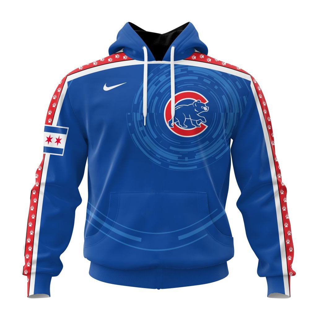 Chicago Cubs Personalized Alternate Design Concept Hoodie