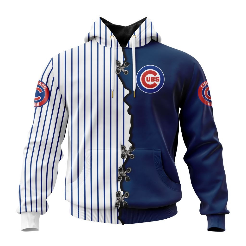 Chicago Cubs Personalized Mix Jersey Design Hoodie Gift For Sport Music Fans