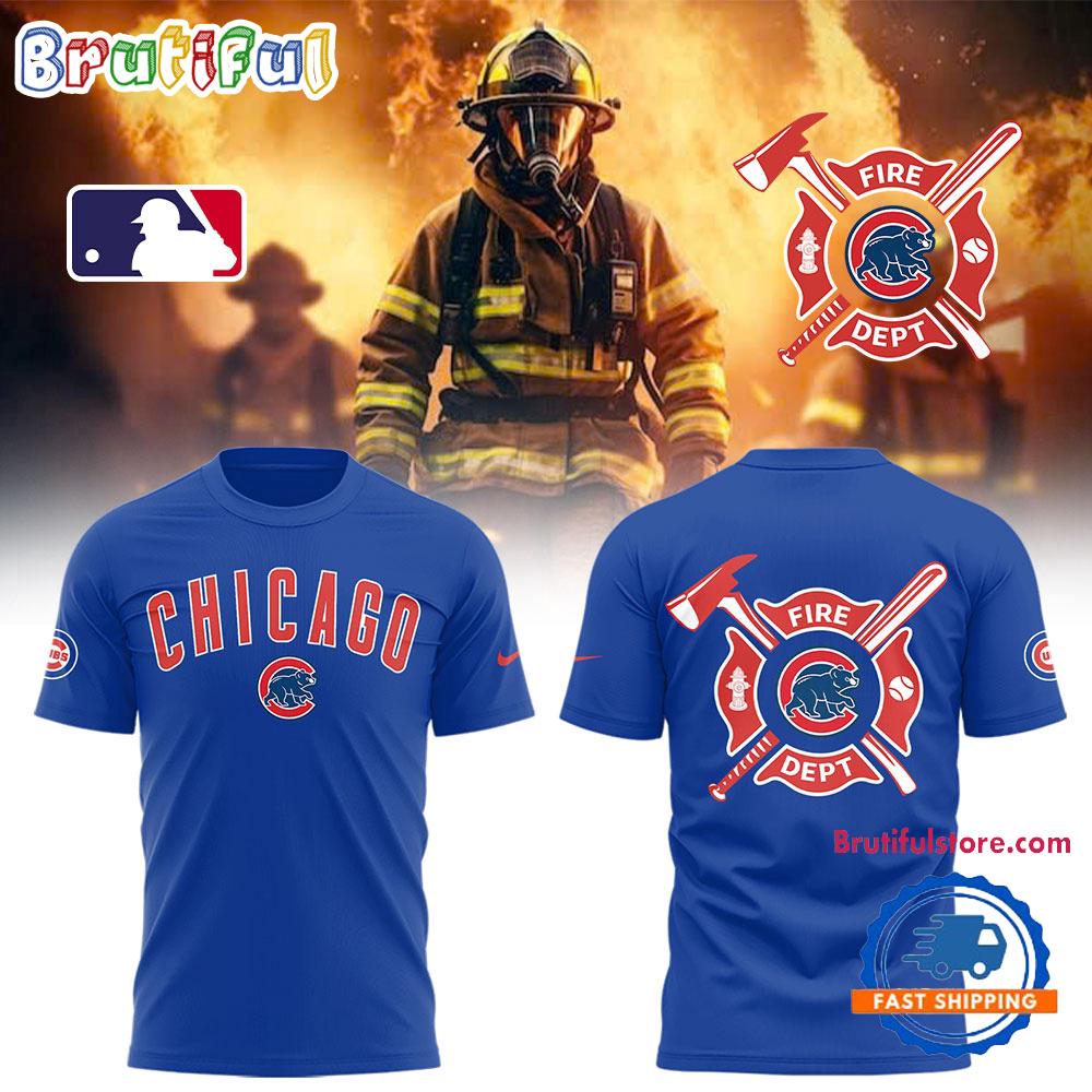 Chicago Cubs x Firefighter Appreciation Night 2025 T Shirt