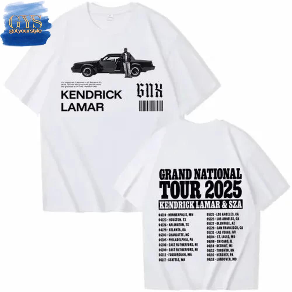 Chicago Cubs x GNX Kendrick Lamar Tour 2025 White Shirt Premium Merchandises