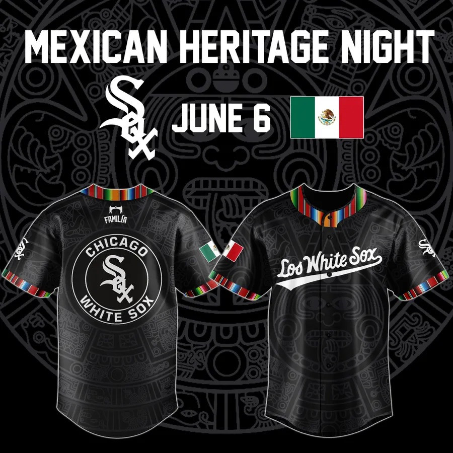 Chicago White Sox Mexican Heritage Night Jersey 2025 Best Gifts For Baseball Fans