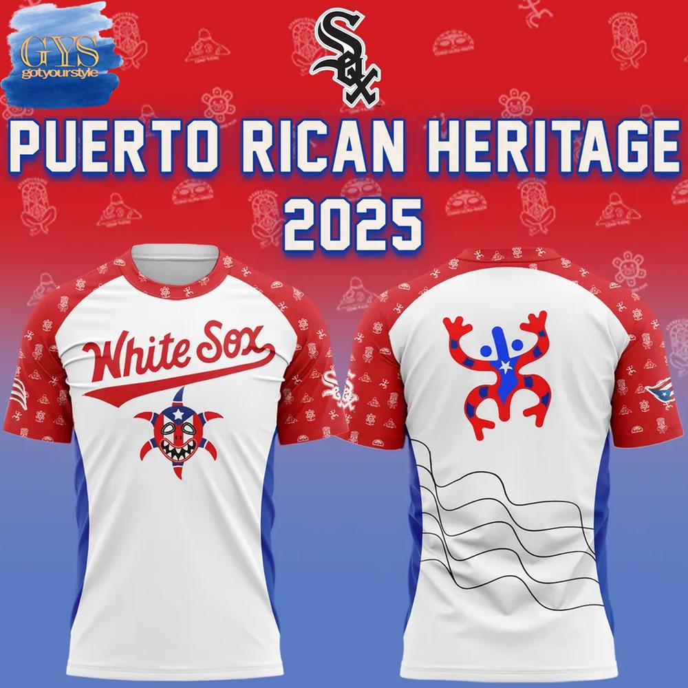 Chicago White Sox x Puerto Rican Heritage T-Shirt Premium Merchandises