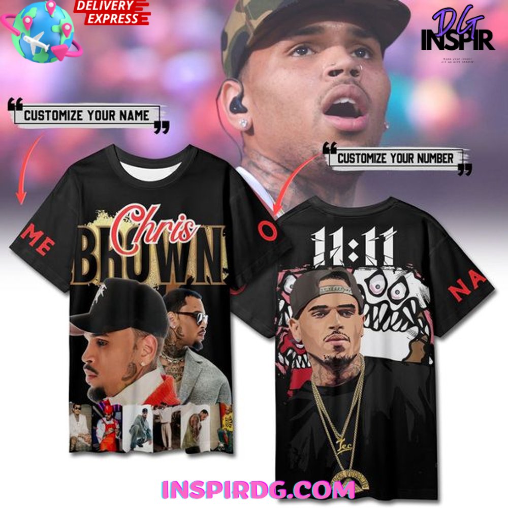 Chris Brown Breezy 11:11 Tour Premium T-Shirt Gift For Sport Music Fans